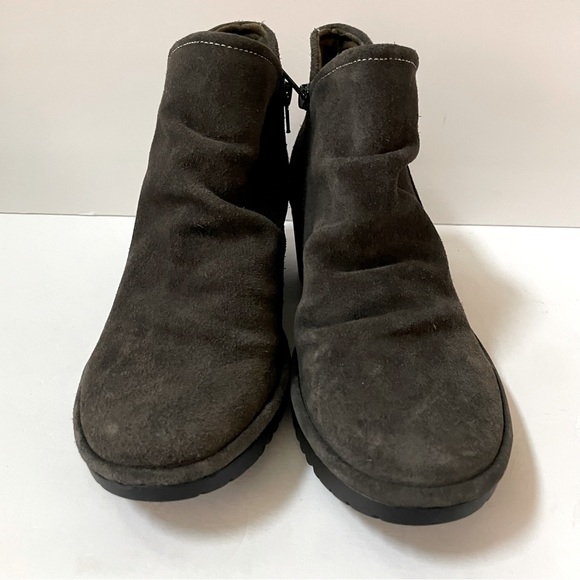 Fly London Wezo Brown Suede Booties 41W/10.5W - Picture 3 of 12